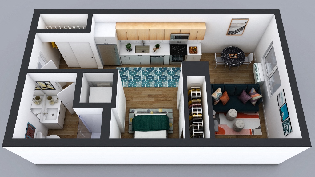 1755 NW Kearney Street Studio-2 Beds Apartment, Affordable for Rent - Photo Gallery 29